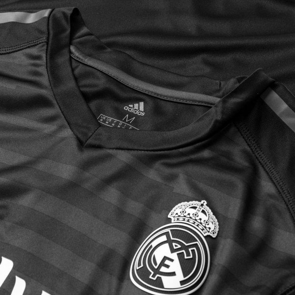 Camisa oficial Adidas Real Madrid 2018 2019 II goleiro manga comprida